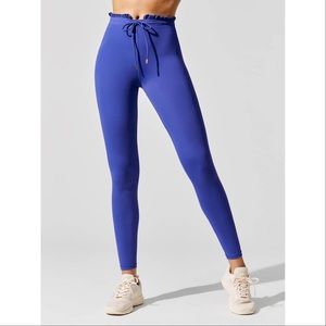 💙 Carbon38 Blue Celestine Ruffle Leggings